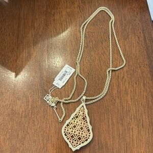 NIB Kendra Scott necklace gold and rose gold